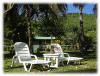 relax in the gardens with views of the ocean