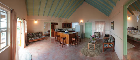 Lighthouse Villa interior panorama 