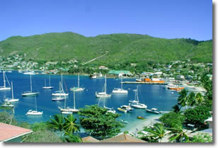 Harbor view from the Monticello Apartments