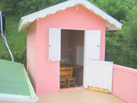 wet bar on sundeck